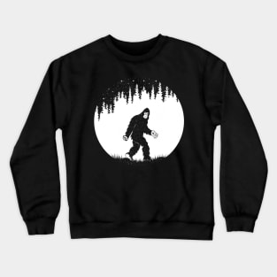 Funny BIgfoot Ok Sign Crewneck Sweatshirt